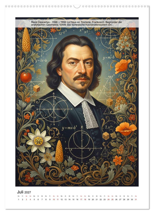 Visionäre der Mathematik (CALVENDO Premium Wandkalender 2027)