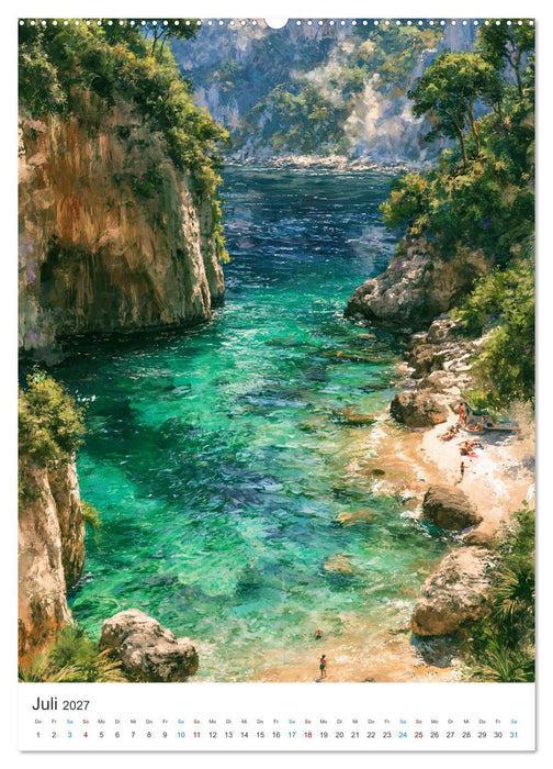 Farben des Südens (CALVENDO Premium Wandkalender 2027)