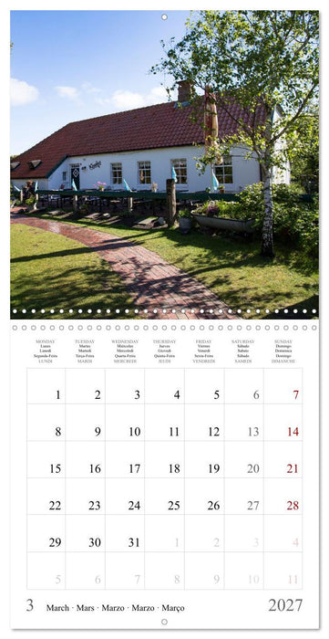Island Mosaic Baltrum - East Frisian Island, Germany (CALVENDO Monthly Calendar 2027)