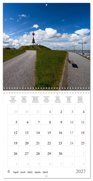 Island Mosaic Baltrum - East Frisian Island, Germany (CALVENDO Monthly Calendar 2027)