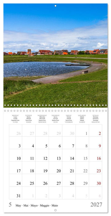 Island Mosaic Baltrum - East Frisian Island, Germany (CALVENDO Monthly Calendar 2027)