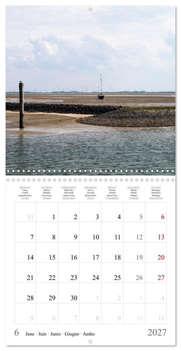 Island Mosaic Baltrum - East Frisian Island, Germany (CALVENDO Monthly Calendar 2027)