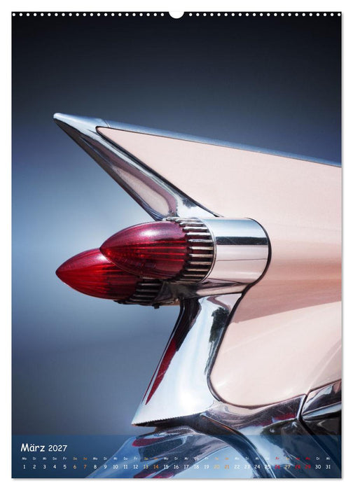 Fantastische US Cars 1950er Jahre (CALVENDO Premium Wandkalender 2027)