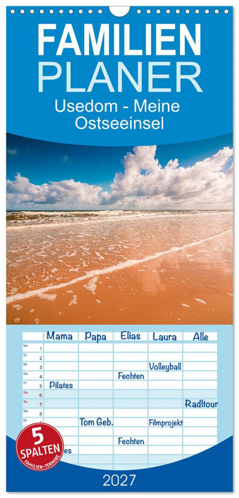 Usedom - Meine Ostseeinsel (CALVENDO Familienplaner 2027)