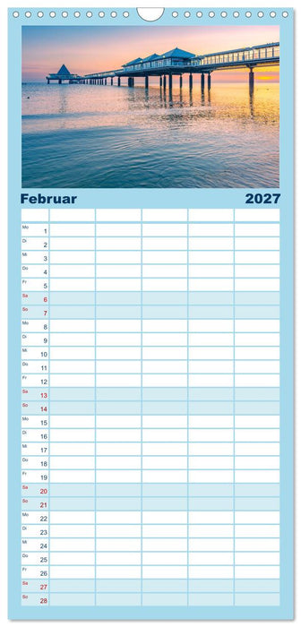 Usedom - Meine Ostseeinsel (CALVENDO Familienplaner 2027)