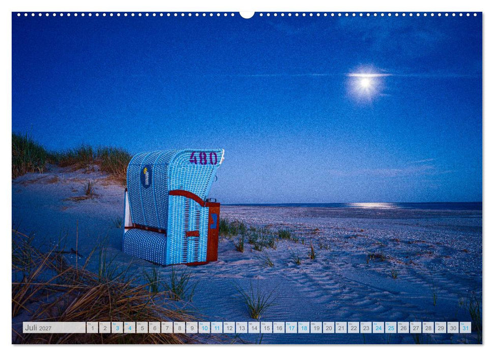 Durchatmen, entspannen und geniessen auf AMRUM Fantastische Stimmungsbilder (CALVENDO Premium Wandkalender 2027)