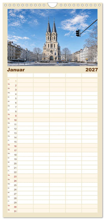 Wiesbaden Blickwinkel anders (CALVENDO Familienplaner 2027)