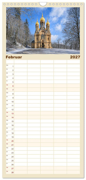 Wiesbaden Blickwinkel anders (CALVENDO Familienplaner 2027)