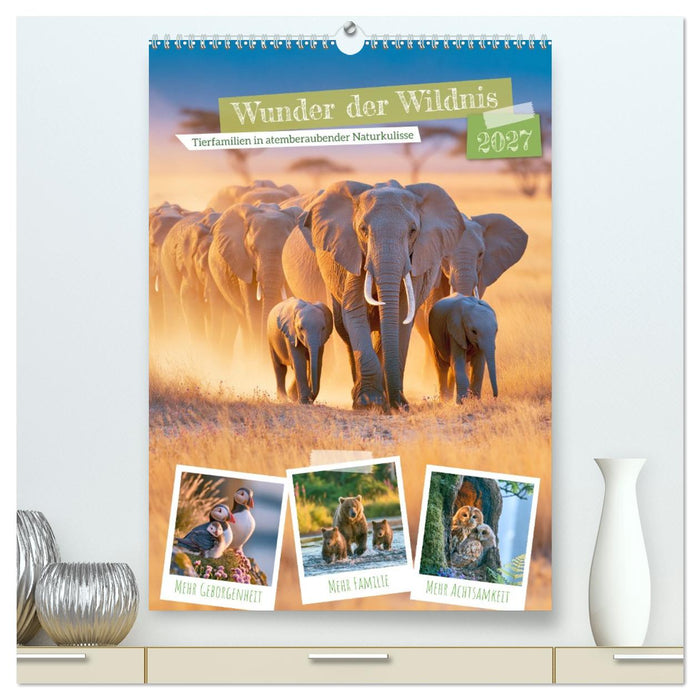 Wunder der Wildnis (CALVENDO Premium Wandkalender 2027)