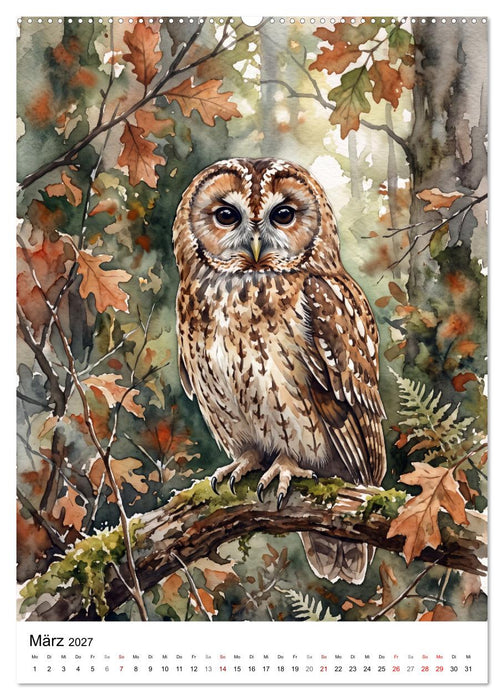 Begegnungen im Wald (CALVENDO Wandkalender 2027)