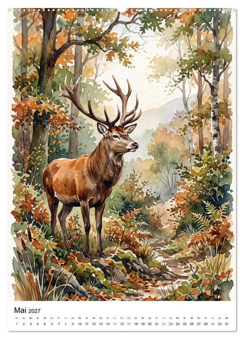 Begegnungen im Wald (CALVENDO Wandkalender 2027)