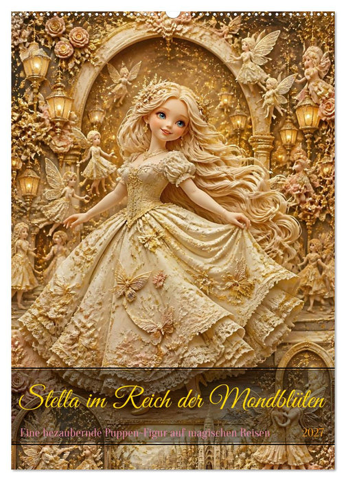 Stella im Reich der Mondblüten (CALVENDO Wandkalender 2027)