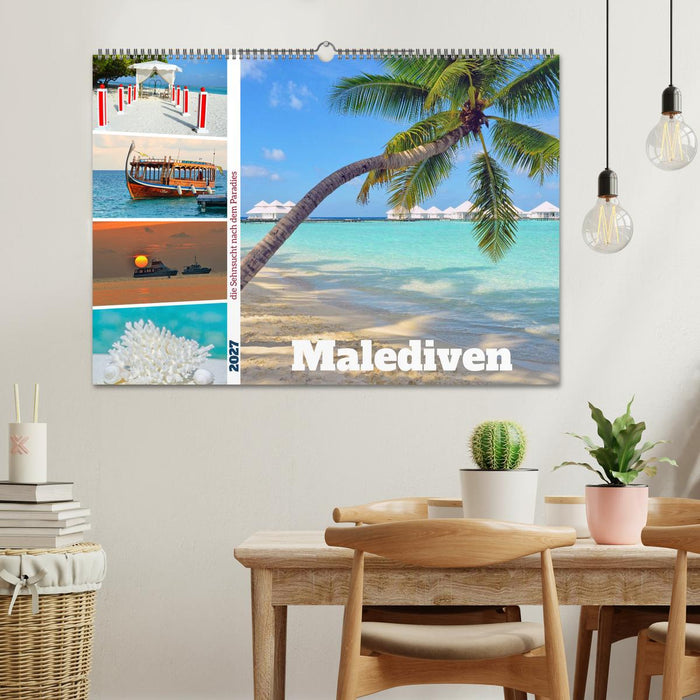 Malediven - die Sehnsucht nach dem Paradies (CALVENDO Wandkalender 2027)