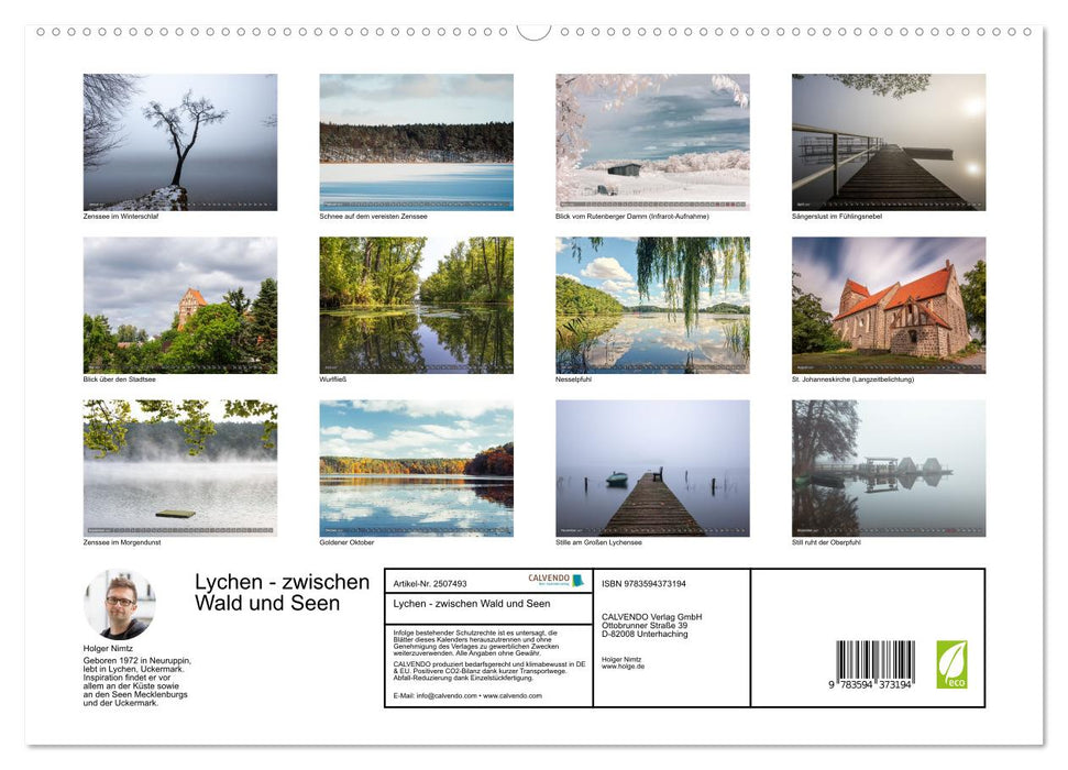 Lychen - zwischen Wald und Seen (CALVENDO Premium Wandkalender 2027)