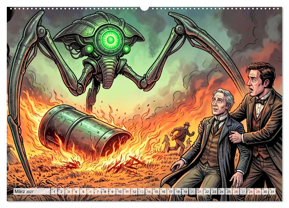 Der Krieg der Welten (CALVENDO Wandkalender 2027)