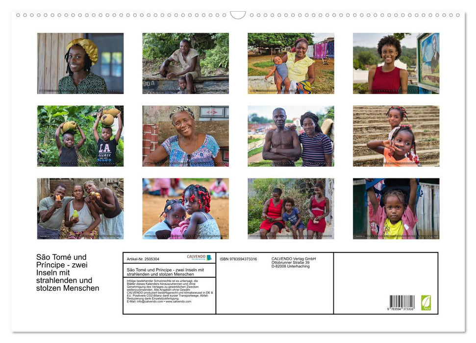 São Tomé und Príncipe - zwei Inseln mit strahlenden und stolzen Menschen (CALVENDO Wandkalender 2027)