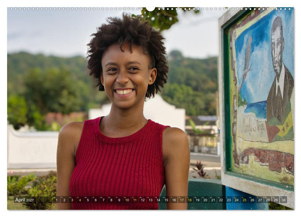 São Tomé und Príncipe - zwei Inseln mit strahlenden und stolzen Menschen (CALVENDO Wandkalender 2027)