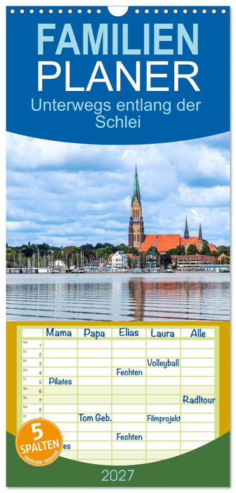 Unterwegs entlang der Schlei (CALVENDO Familienplaner 2027)