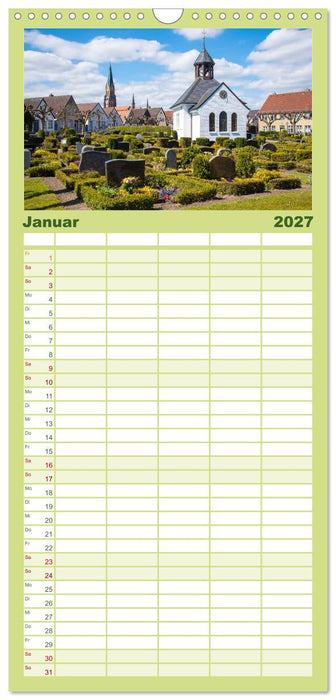 Unterwegs entlang der Schlei (CALVENDO Familienplaner 2027)