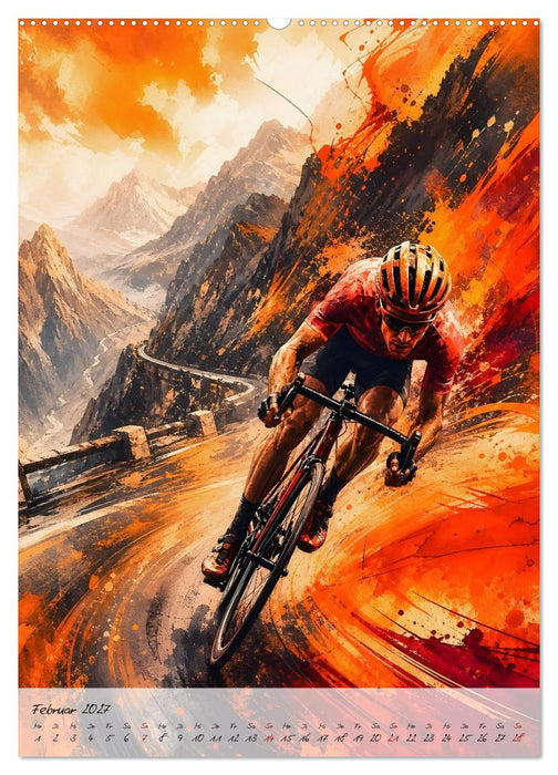 Herzschlag 180 - Wenn Rennradsport zur Kunst wird (CALVENDO Premium Wandkalender 2027)