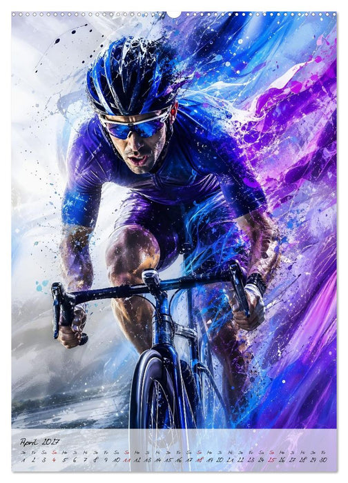 Herzschlag 180 - Wenn Rennradsport zur Kunst wird (CALVENDO Premium Wandkalender 2027)