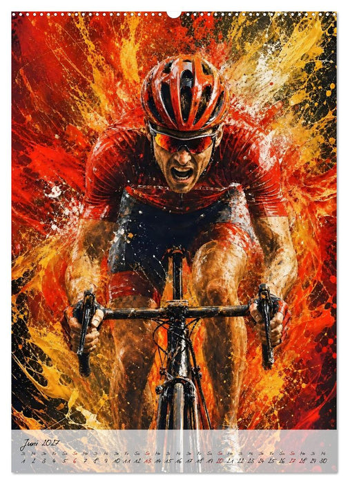 Herzschlag 180 - Wenn Rennradsport zur Kunst wird (CALVENDO Premium Wandkalender 2027)