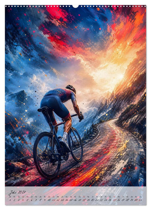 Herzschlag 180 - Wenn Rennradsport zur Kunst wird (CALVENDO Premium Wandkalender 2027)