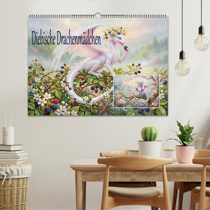 Diebische Drachenmädchen (CALVENDO Wandkalender 2027)