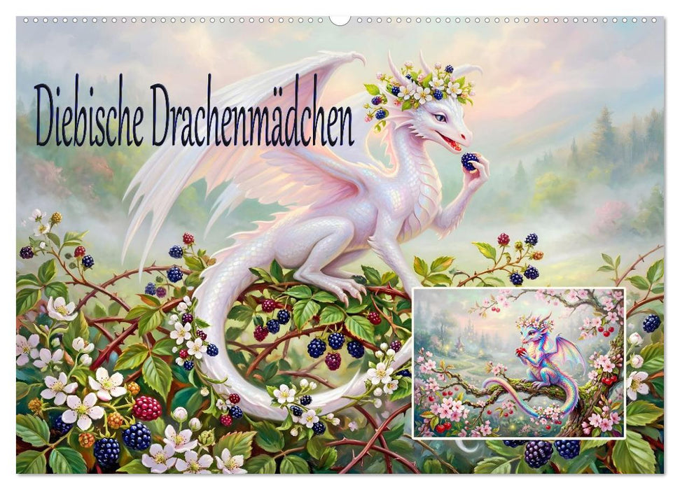 Diebische Drachenmädchen (CALVENDO Wandkalender 2027)