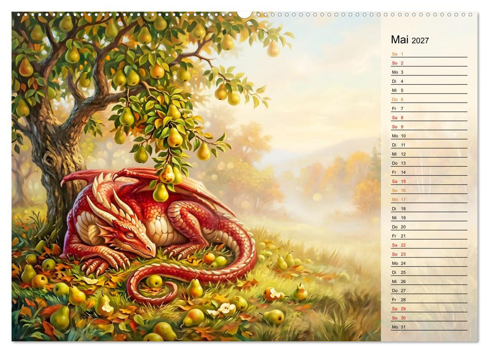Diebische Drachenmädchen (CALVENDO Wandkalender 2027)