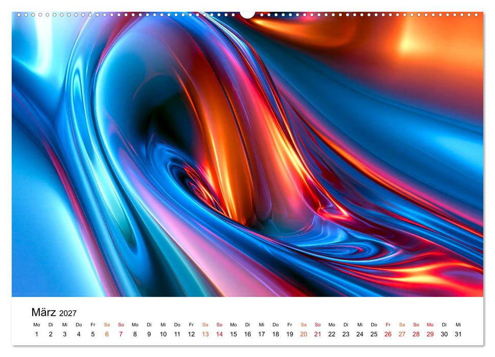 Spektrale Formwelten (CALVENDO Premium Wandkalender 2027)