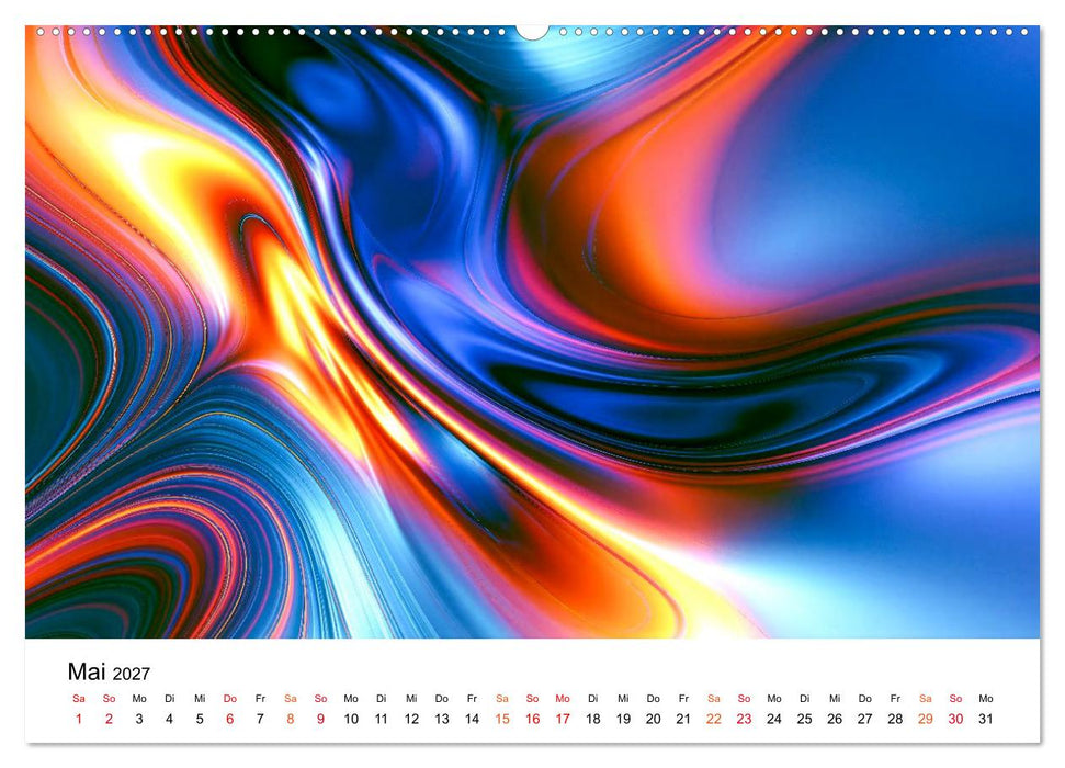 Spektrale Formwelten (CALVENDO Premium Wandkalender 2027)