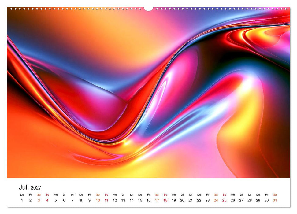 Spektrale Formwelten (CALVENDO Premium Wandkalender 2027)