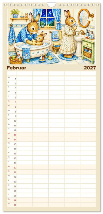 Bei Familie Hase (CALVENDO Familienplaner 2027)