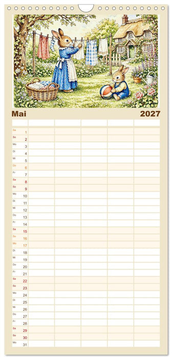 Bei Familie Hase (CALVENDO Familienplaner 2027)