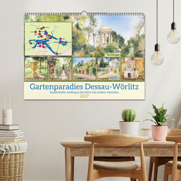 Gartenparadies Dessau-Wörlitz (CALVENDO Wandkalender 2027)