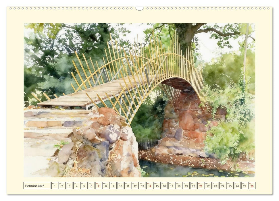 Gartenparadies Dessau-Wörlitz (CALVENDO Wandkalender 2027)