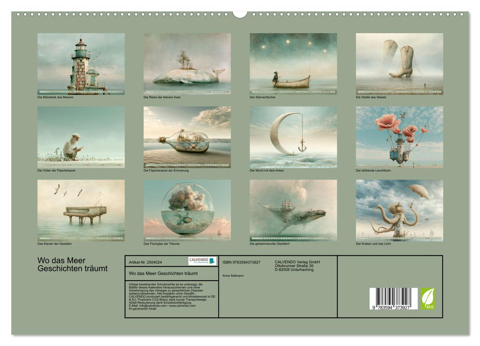 Wo das Meer Geschichten träumt (CALVENDO Premium Wandkalender 2027)