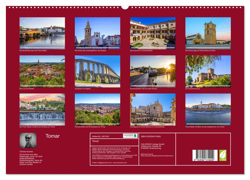 Tomar (CALVENDO Premium Wandkalender 2027)