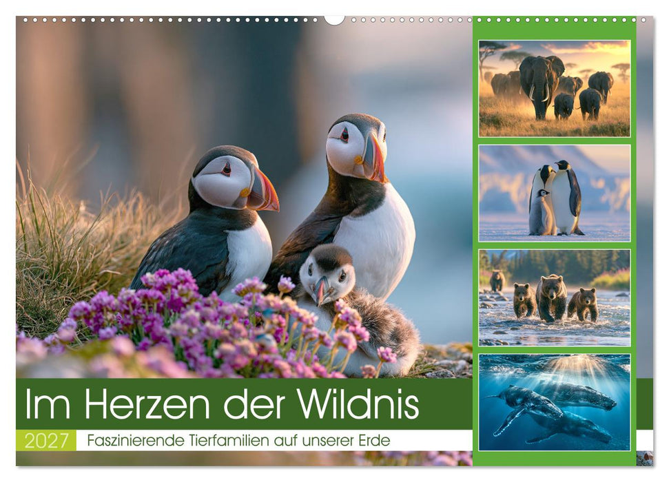 Im Herzen der Wildnis (CALVENDO Wandkalender 2027)
