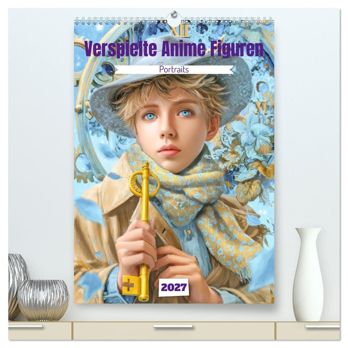 Verspielte Anime Figuren - Portraits (CALVENDO Premium Wandkalender 2027)