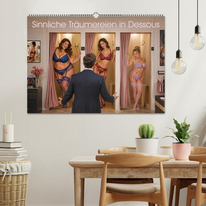 Sinnliche Träumereien in Dessous (CALVENDO Wandkalender 2027)
