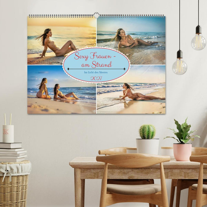 Sexy Frauen - am Strand (CALVENDO Wandkalender 2027)
