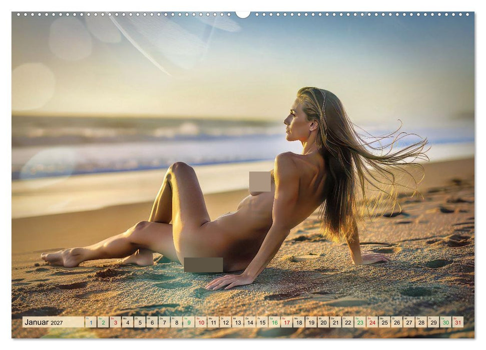 Sexy Frauen - am Strand (CALVENDO Wandkalender 2027)
