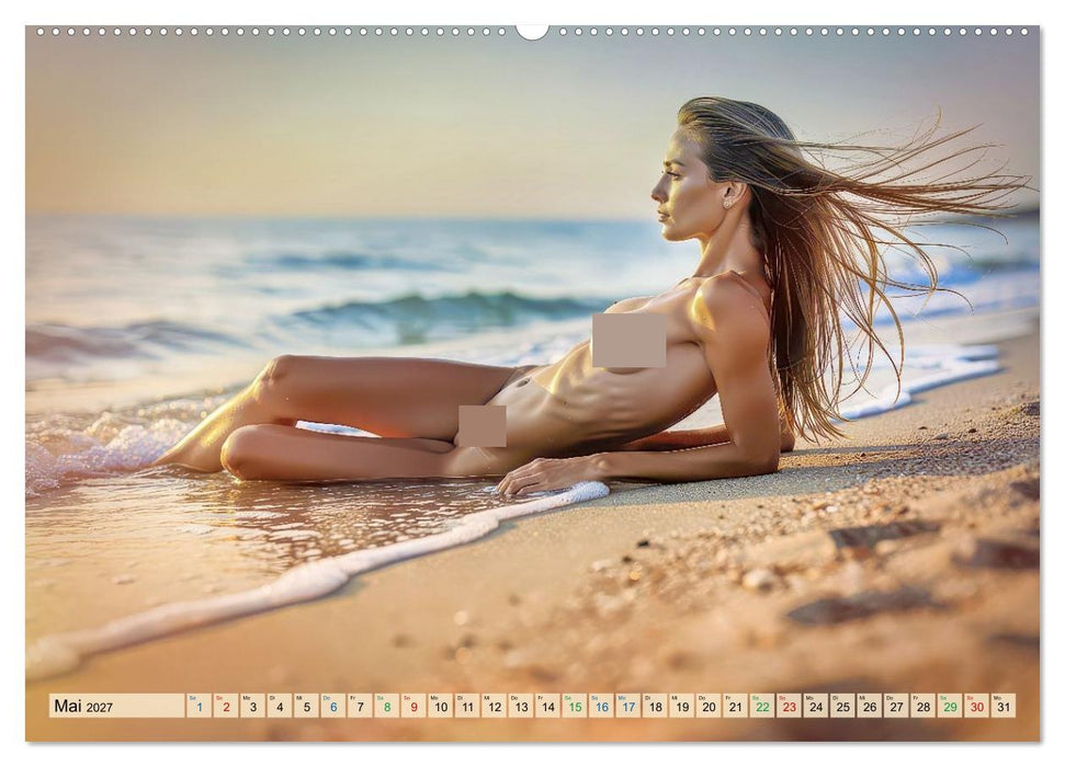 Sexy Frauen - am Strand (CALVENDO Wandkalender 2027)