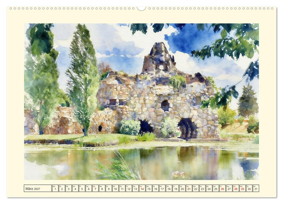 Gartenparadies Dessau-Wörlitz (CALVENDO Premium Wandkalender 2027)