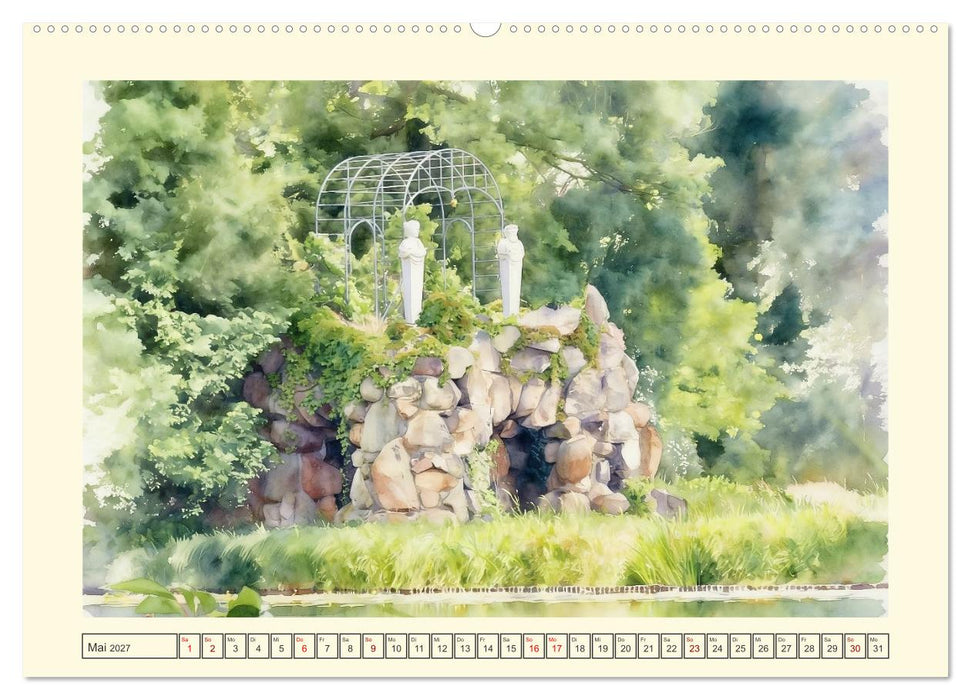 Gartenparadies Dessau-Wörlitz (CALVENDO Premium Wandkalender 2027)
