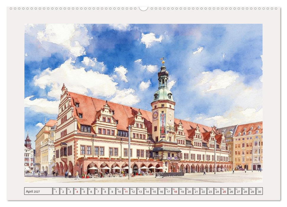 Die schönsten Städte in Sachsen (CALVENDO Premium Wandkalender 2027)