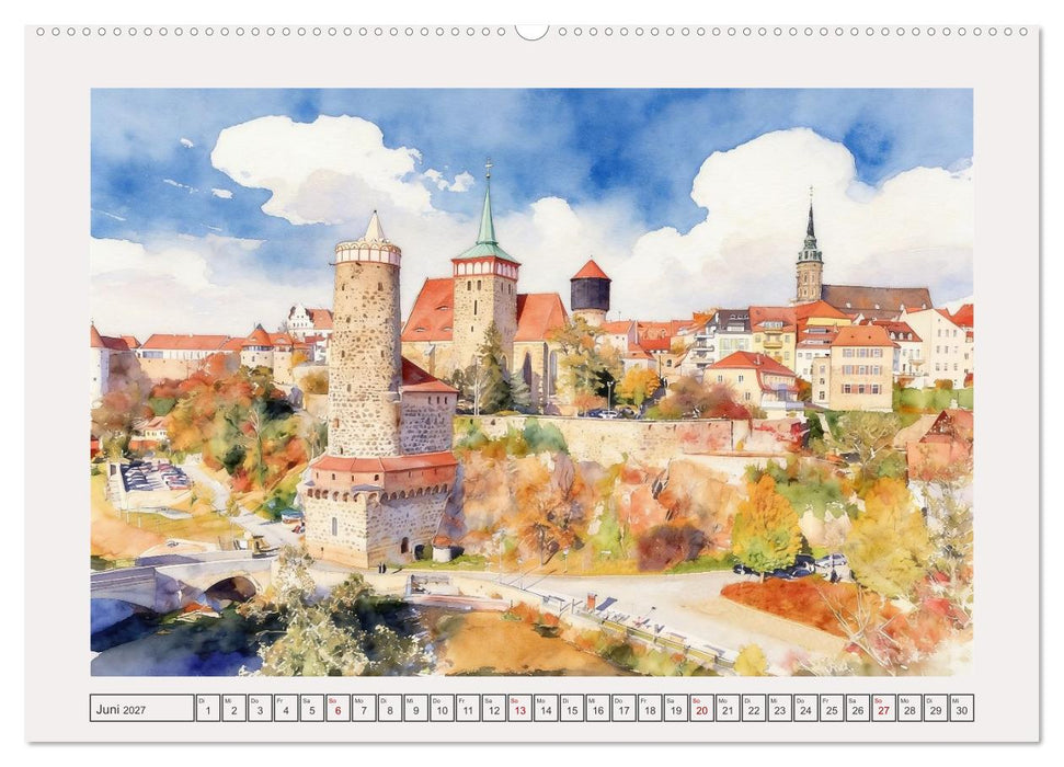 Die schönsten Städte in Sachsen (CALVENDO Premium Wandkalender 2027)