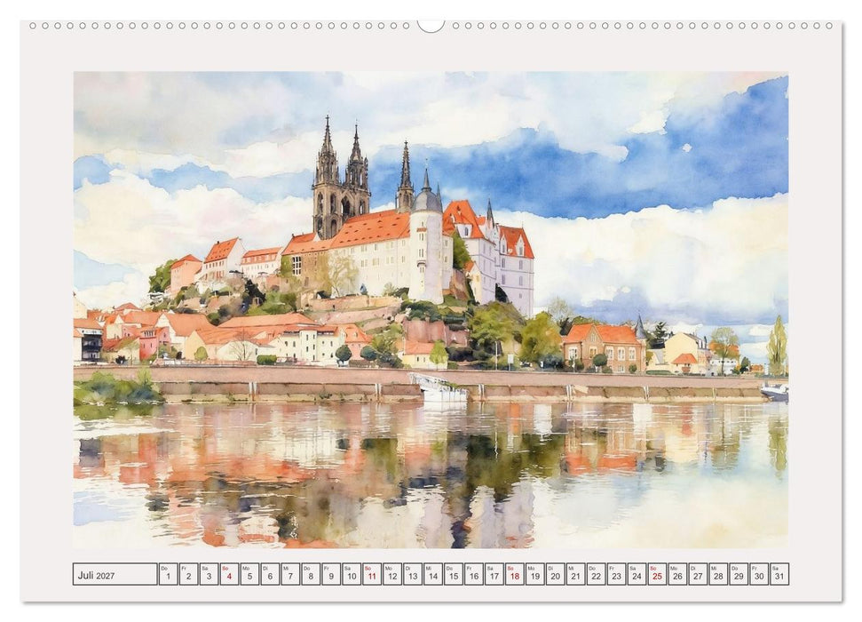Die schönsten Städte in Sachsen (CALVENDO Premium Wandkalender 2027)